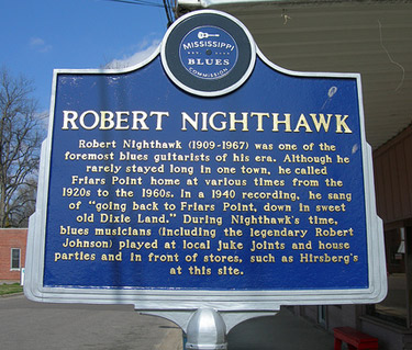 Robert Nighthawk Trail Marker