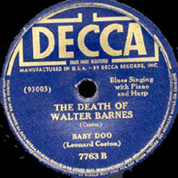 The Death of Walter Barnes